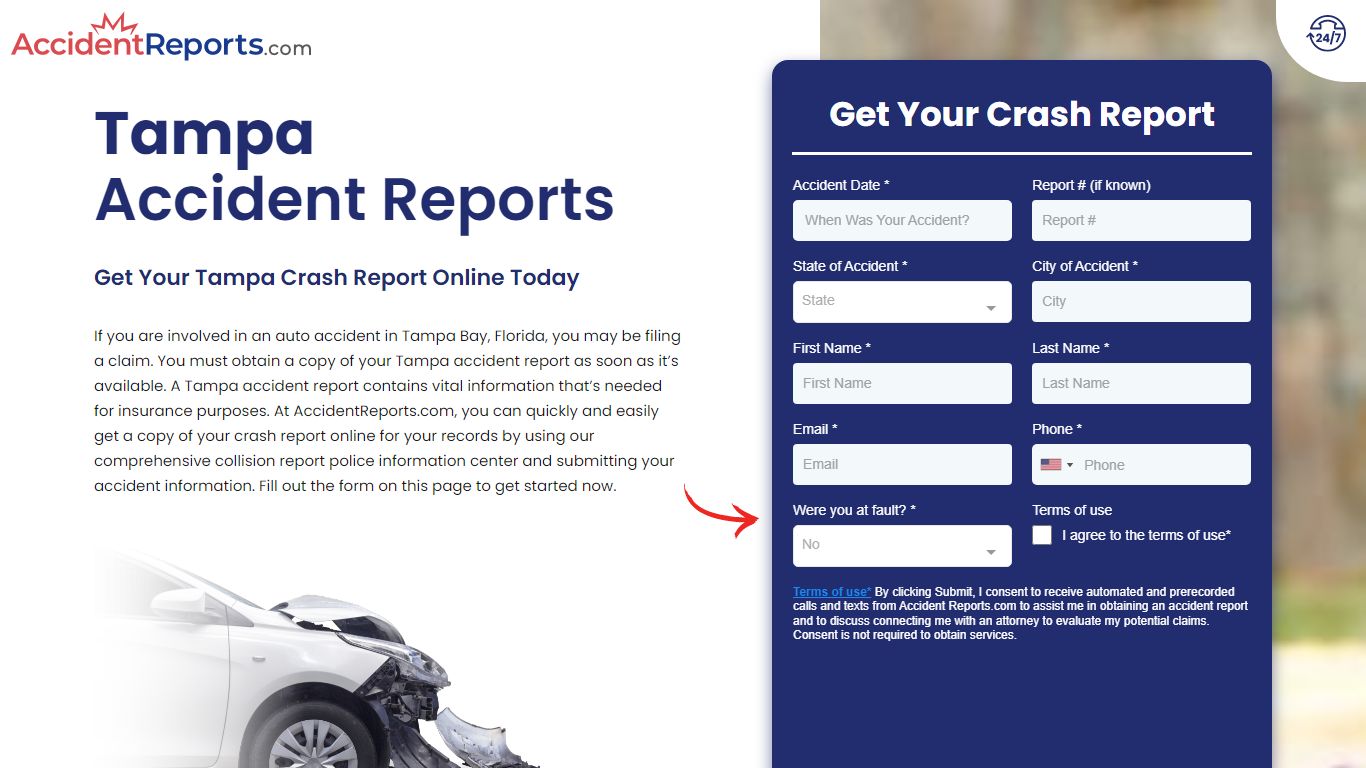 Tampa Crash Reports - Online Traffic Collision Records ...